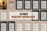 Marathon Training Guide - 55 Pages